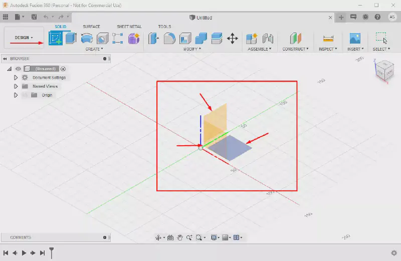 Création d’une nouvelle esquisse