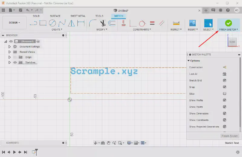 Finalisation de l’esquisse