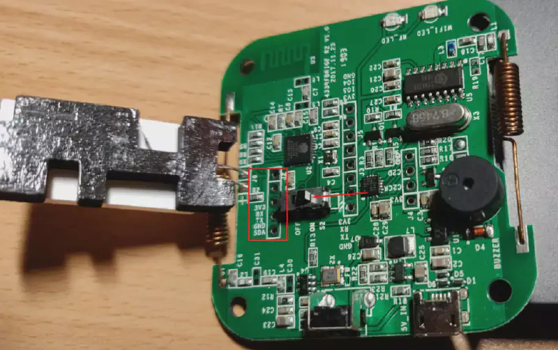 Carte du Sonoff RF Bridge