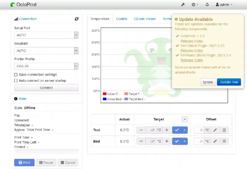 MAJ OctoPrint