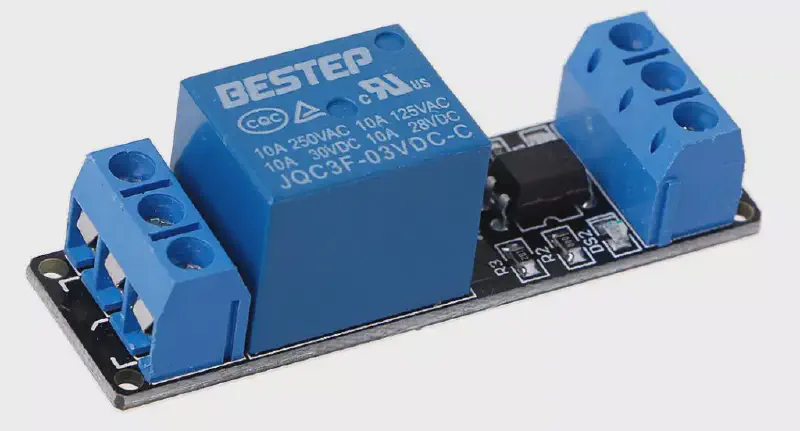 JOYKK Module de Relais déclencheur de Niveau Bas 3.3V 1 Canal avec optocoupleur