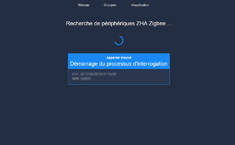 Périphérique trouvé