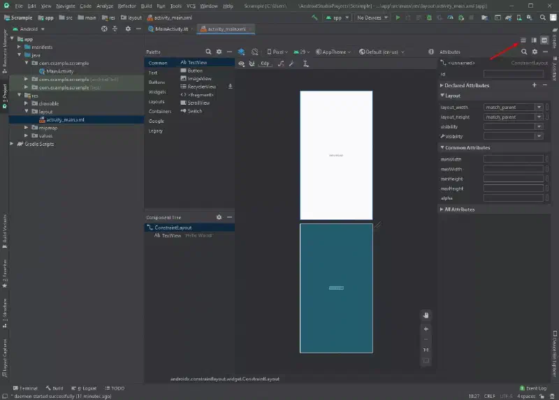 Passage en vue Code