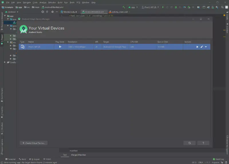 Liste des périphériques émulés